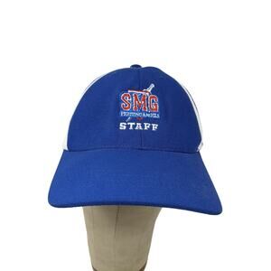 SMG Fighting Angels Staff Hat Flexfit Moisture Management Size L-XL Augusta Blue